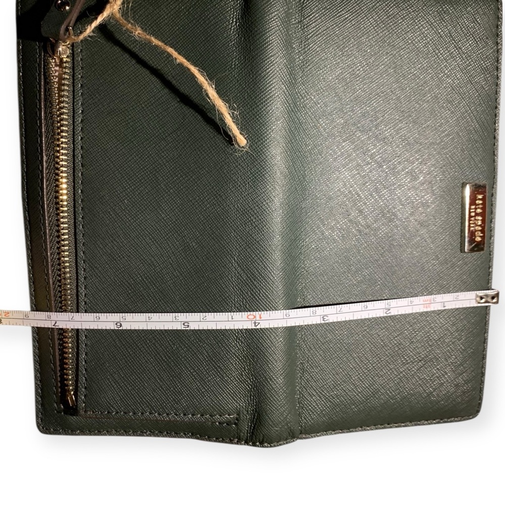 Kate Spade Olive Green Leather Wallet (item#20006) - Picture 8 of 10